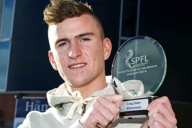 Craig Slater: SPFL award. Picture: SNS