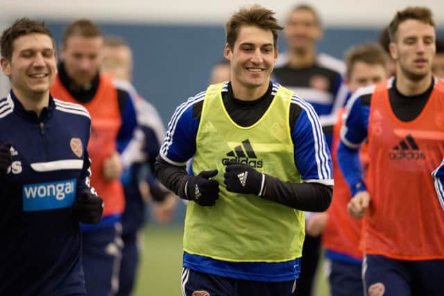 Rudi Skacel, rejected by the SPFL, continues to be a big influence as he trains with Hearts. Picture: SNS