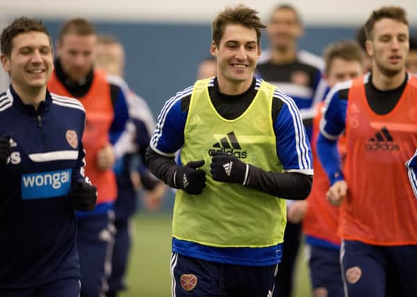Rudi Skacel, rejected by the SPFL, continues to be a big influence as he trains with Hearts. Picture: SNS