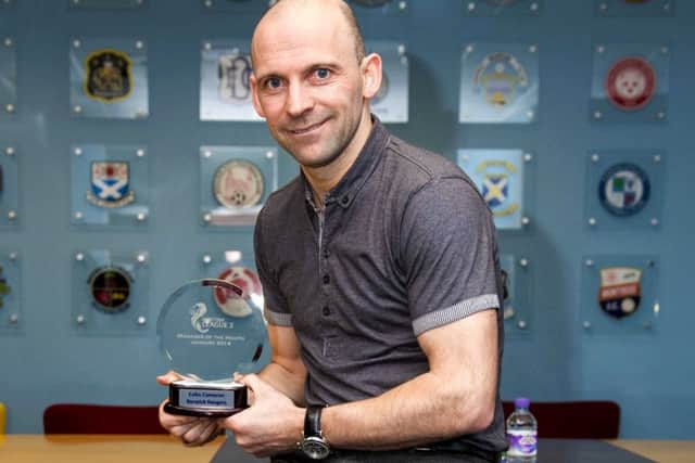 Colin Cameron hopes to reward Berwicks faith in him with promotion from League 2. Picture: SNS