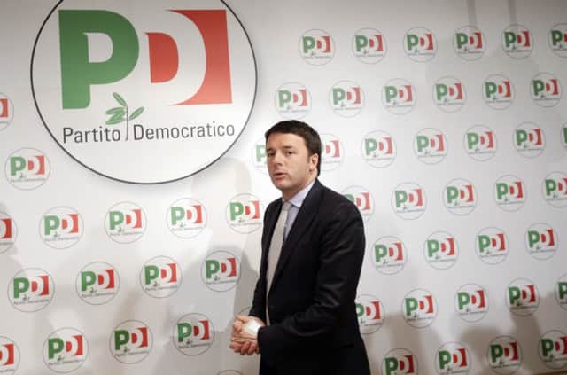Matteo Renzi will be the youngest prime minister. Picture: Reuters