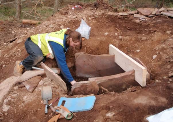 The grave revealed the remains of a woman in her early 40s. Picture: Contributed