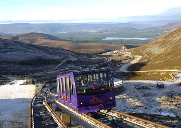 The controversial funicular railway on Cairn Gorm. Picture: Ian Rutherford