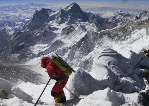 There is growing concern at the amount of rubbish on the mountain as ever more climbers attempt to reach the summit. Picture: AP