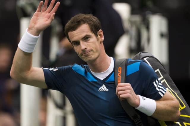 Andy Murray was put out at the quarter-final stage in straight sets by Marin Cilic of Croatia. Picture: AFP