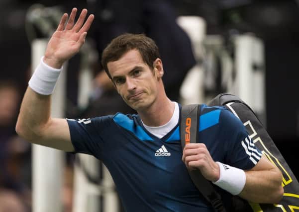 Andy Murray was put out at the quarter-final stage in straight sets by Marin Cilic of Croatia. Picture: AFP