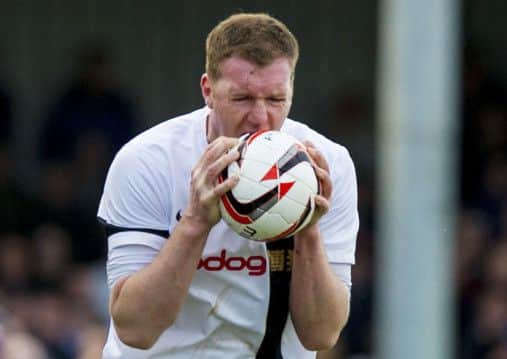 Kevin Kyle vents his anger. Picture: SNS