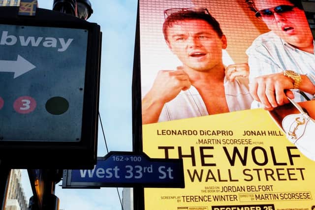 The Wolf Of Wall Street poster seen in New York. Picture: ScratchNSniff/Flickr