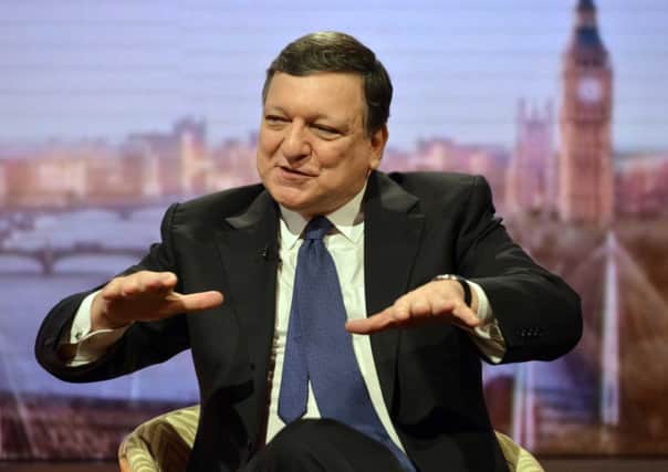 Jose Manuel Barroso. Picture: PA