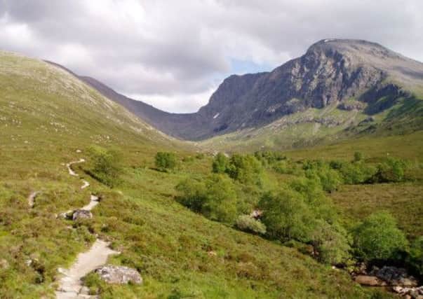 A rescue team is searching for two missing hill walkers on Ben Nevis. Picture: Contributed