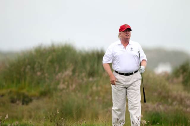 Donald Trump is investing 12.4m in his Irish golf course. Picture: Getty