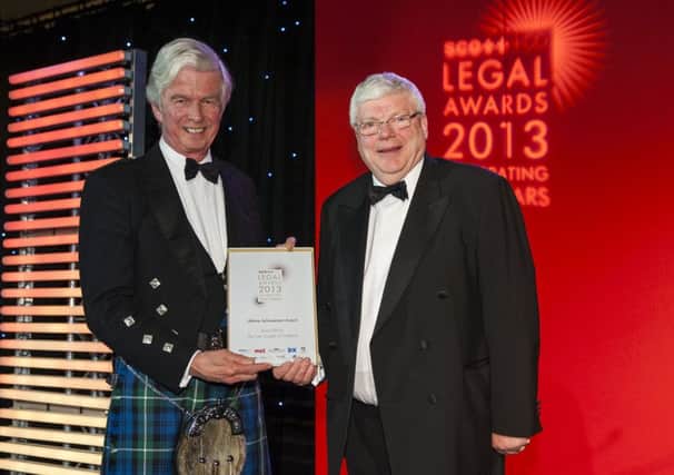 The Scottish Legal Awards 2013. Picture: www.YoungMedia.co.uk