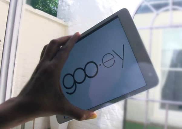 The goo.ey case in action. Picture: goo.ey