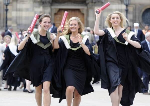 Graduations are at risk as a result of the threat of a marking boycott. Picture: Ian Rutherford