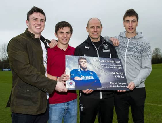 Rangers U20 coach Gordon Durie previews the forthcoming SFA Youth Cup Quarter Final. Picture: SNS
