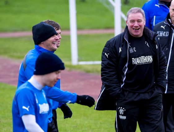 Gordon Durie credits Ally McCoist's 'upbeat' attitude with maintaing high morale at Rangers. Picture: SNS