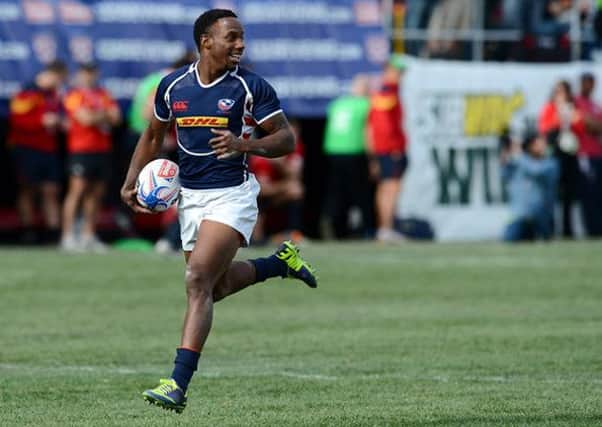 Carlin Isles is a former USA sprinter, and has been a key members of US sevens squad. Picture: Getty
