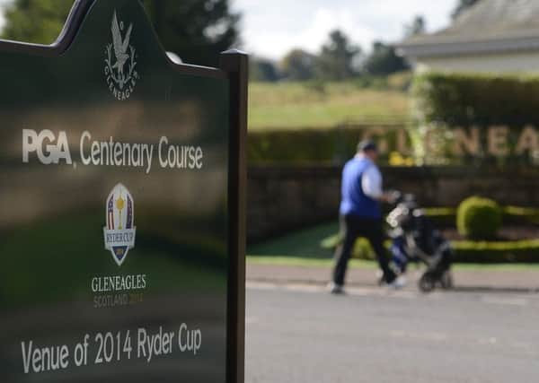 The Ryder Cup will be held at Gleneagles in September. Picture: Neil Hanna