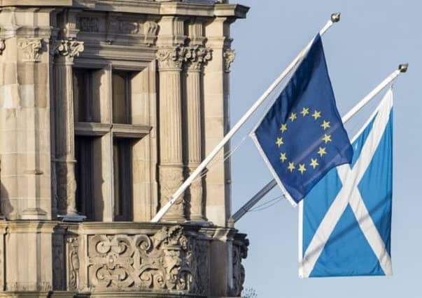 The future of Scotland's EU membership is one of the most contentious issues of the referendum campaign. Picture: Ian Georgeson