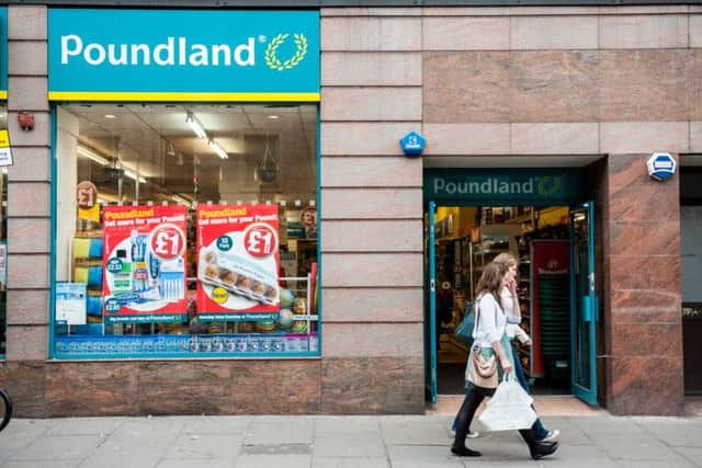 The well-heeled now seek bargains at Poundland. Picture: Ian Georgeson