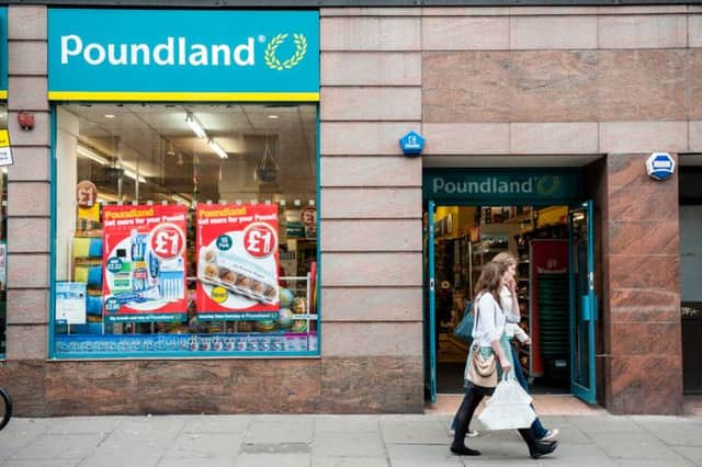 The well-heeled now seek bargains at Poundland. Picture: Ian Georgeson