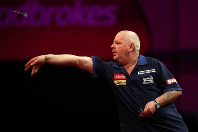 Robert Thornton has been defeated by Dave Chisnall and Michael van Gerwen. Picture: Getty