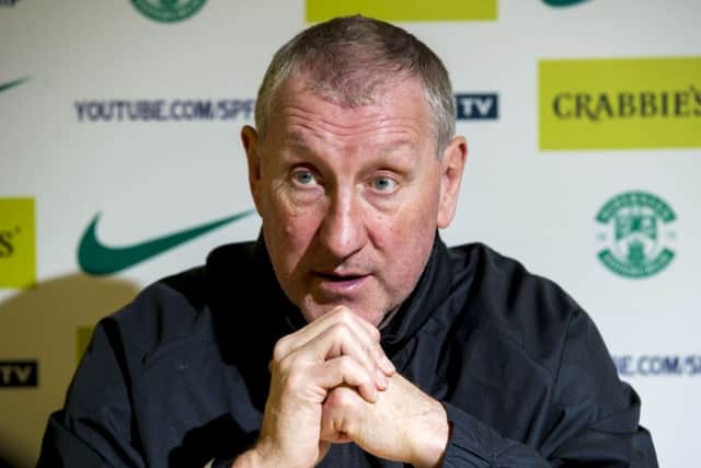 Hibs manager Terry Butcher. Picture: SNS