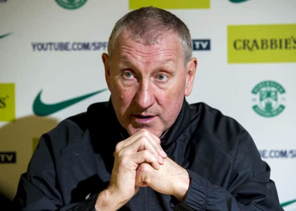 Hibs manager Terry Butcher. Picture: SNS