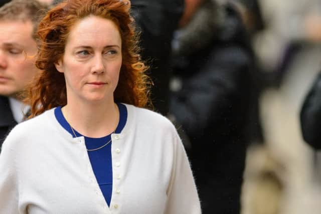 Rebekah Brooks arrives at the Old Bailey as the phone hacking trial continues. Picture: PA