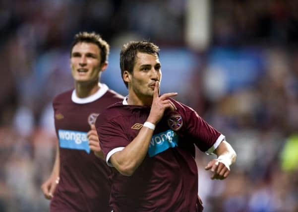 Rudi Skacel, centre, turned down a move to Albion Rovers. Picture: Ian Georgeson
