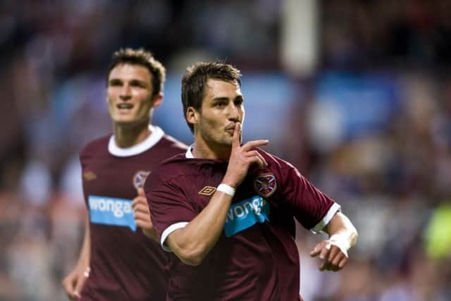 Rudi Skacel, centre, turned down a move to Albion Rovers. Picture: Ian Georgeson