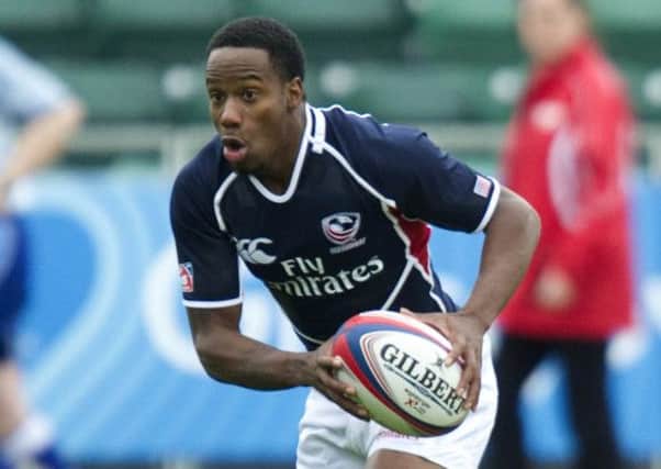 Carlin Isles in action for USA. Picture: SNS/SRU