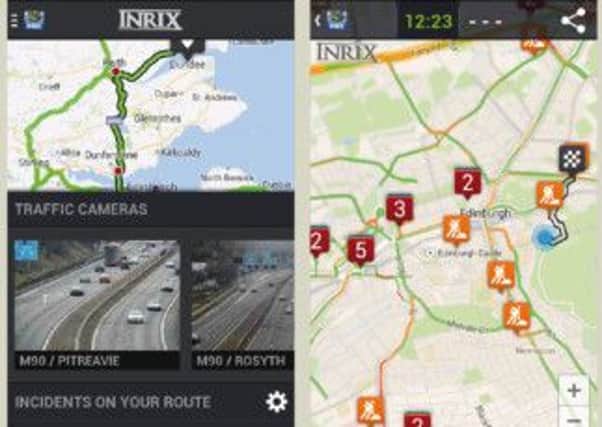 Inrix Traffic lets you know about traffic blackspots before you've left the house
