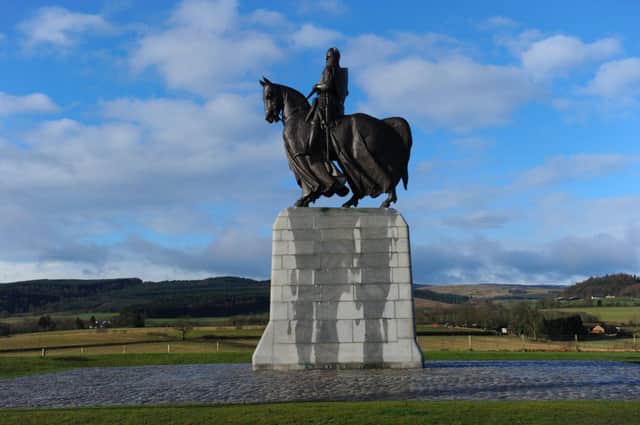 The monument to Robert the Bruce at the new Battle of Bannockburn Visitor Centre. Picture: Robert Perry
