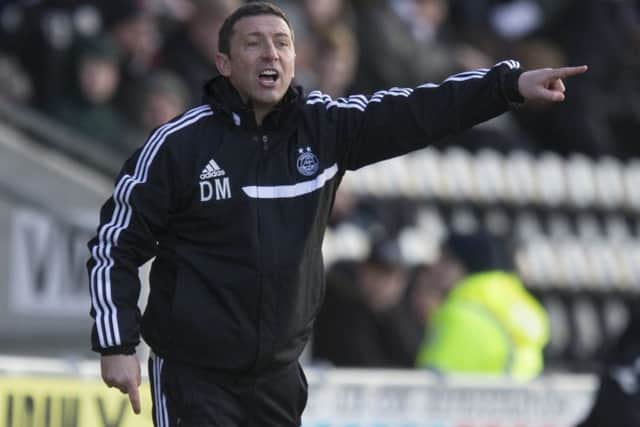 Aberdeen manager Derek McInnes during his side's game with St Mirren. Picture: PA