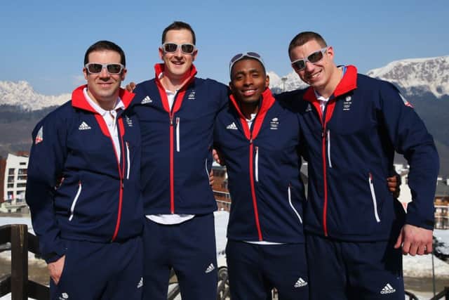 John Jackson, Stuart Benson, Joel Fearon and Bruce Tasker. Picture: Getty