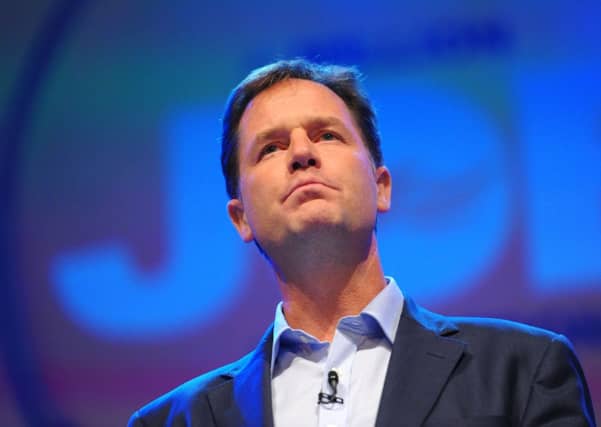 Nick Clegg: Farage has accepted Lib Dem leader's challenge to debate on EU membership. Picture: Robert Perry