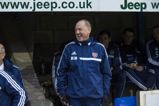 Hearts assitant manager Billy Brown.  Picture: Ian Georgeson
