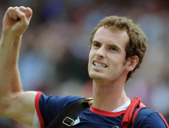 The Andy Murray trademark will cover a wide range of goods and services. Picture: Ian Rutherford
