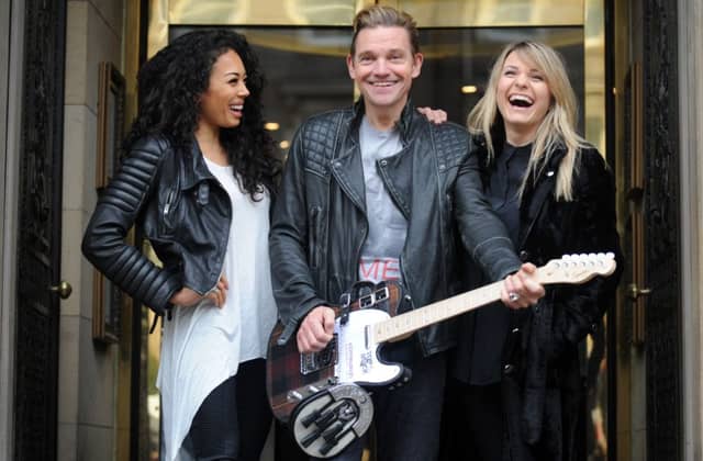 Jade Ewen, Michael McKell and Jenna Lee-James from Rod Stewart Musical 'Tonight's The Night'. Picture: Jane Barlow