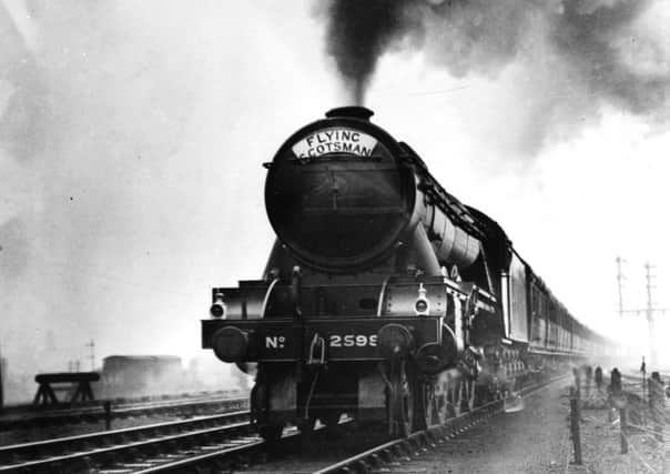 On this day in 1923 the Flying Scotsman went into service for the first time, retiring from regular service 40 years later. Picture: Getty