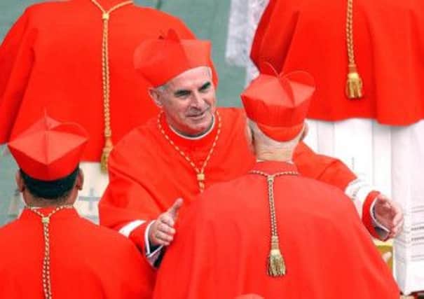 Keith OBrien at St Peters Square in Rome the day the Pope made him a cardinal. Picture: Robert Perry