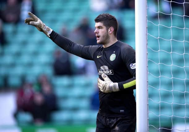 Fraser Forster is just 31 minutes away from breaking another record. Picture: SNS