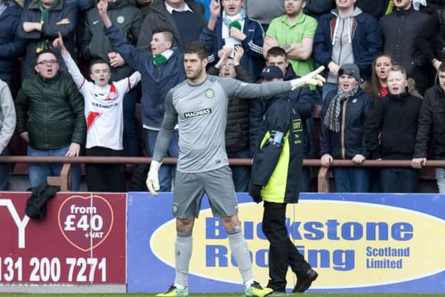 Celtic goalkeeper Fraser Forster. Picture: SNS