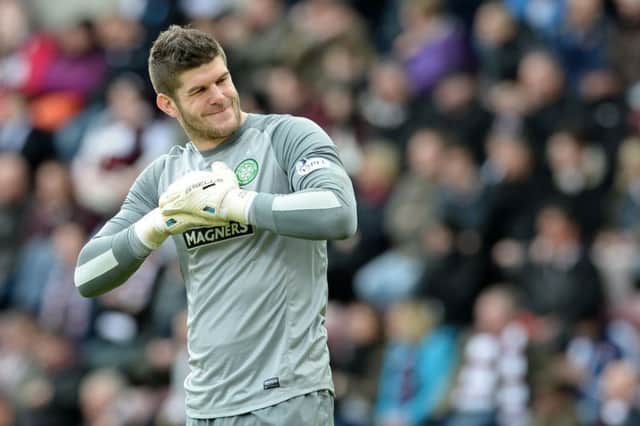 Fraser Forster broke the record for minutes played in the league without conceding a goal. Picture: SNS