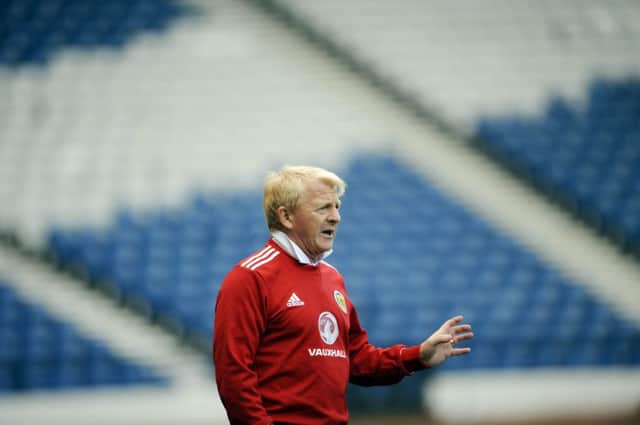 The Euro 2016 draw could have been kinder to Strachan and his squad. Picture: Greg Macvean
