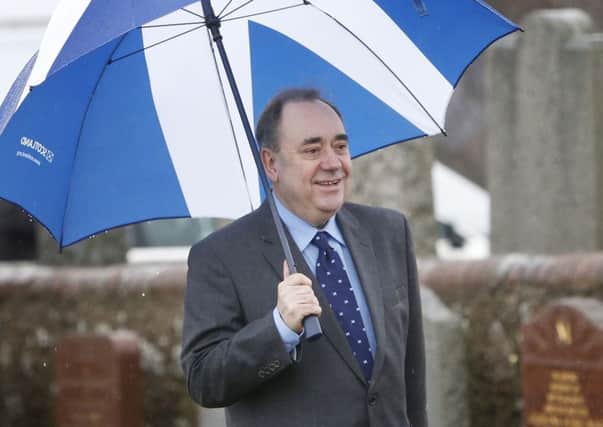 Alex Salmond unveiled the plans at Portlethen this morning. Picture: PA