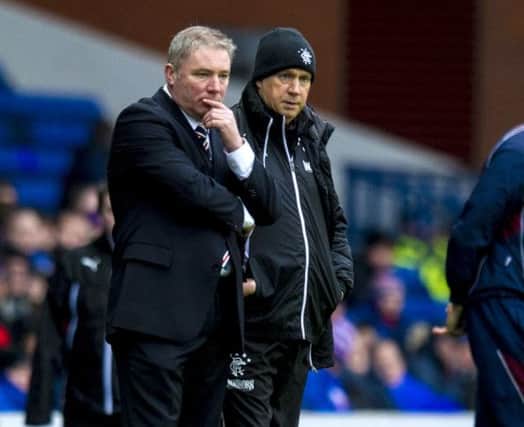 Rangers manager Ally McCoist admits his plans for next season are hanging in the balance. Picture: SNS