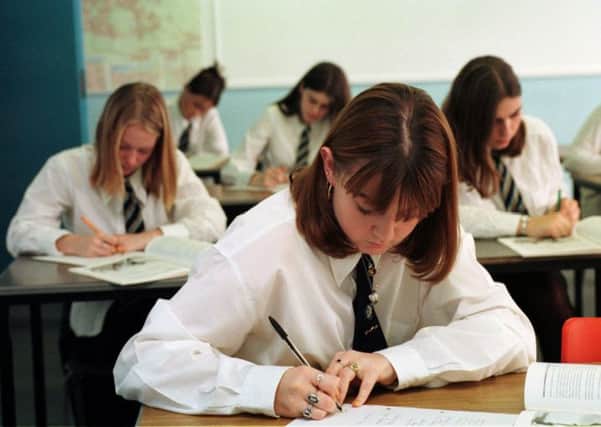Secondary school pupils face National 4 and 5 exams this year. Picture: Phil Wilkinson