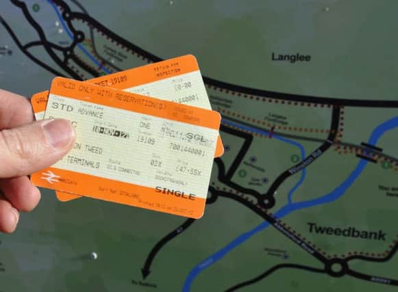 Train fares and timetables for the Borders Railway have been announced. Picture: Stuart Cobley